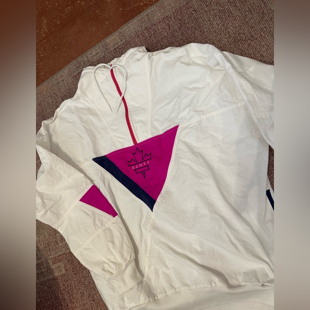Vintage large Banff Canada glacier wind breaker 80’s size - Picture 2 of 10